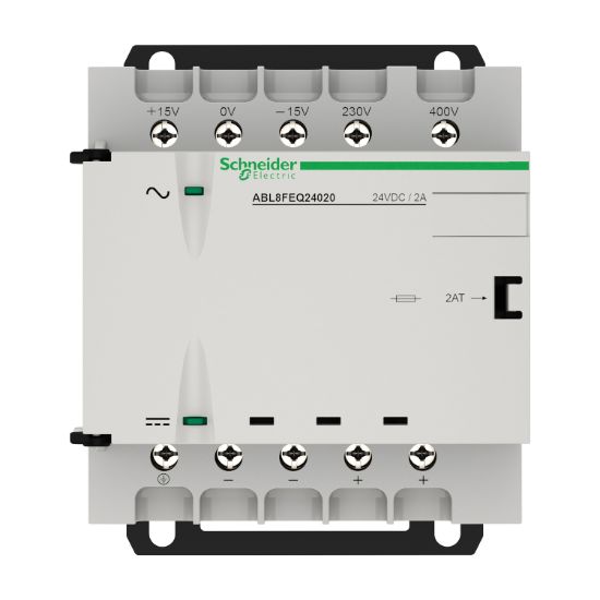 Picture of rectified and filtered power supply - 1 or 2-phase - 400 V AC - 24 V - 2 A