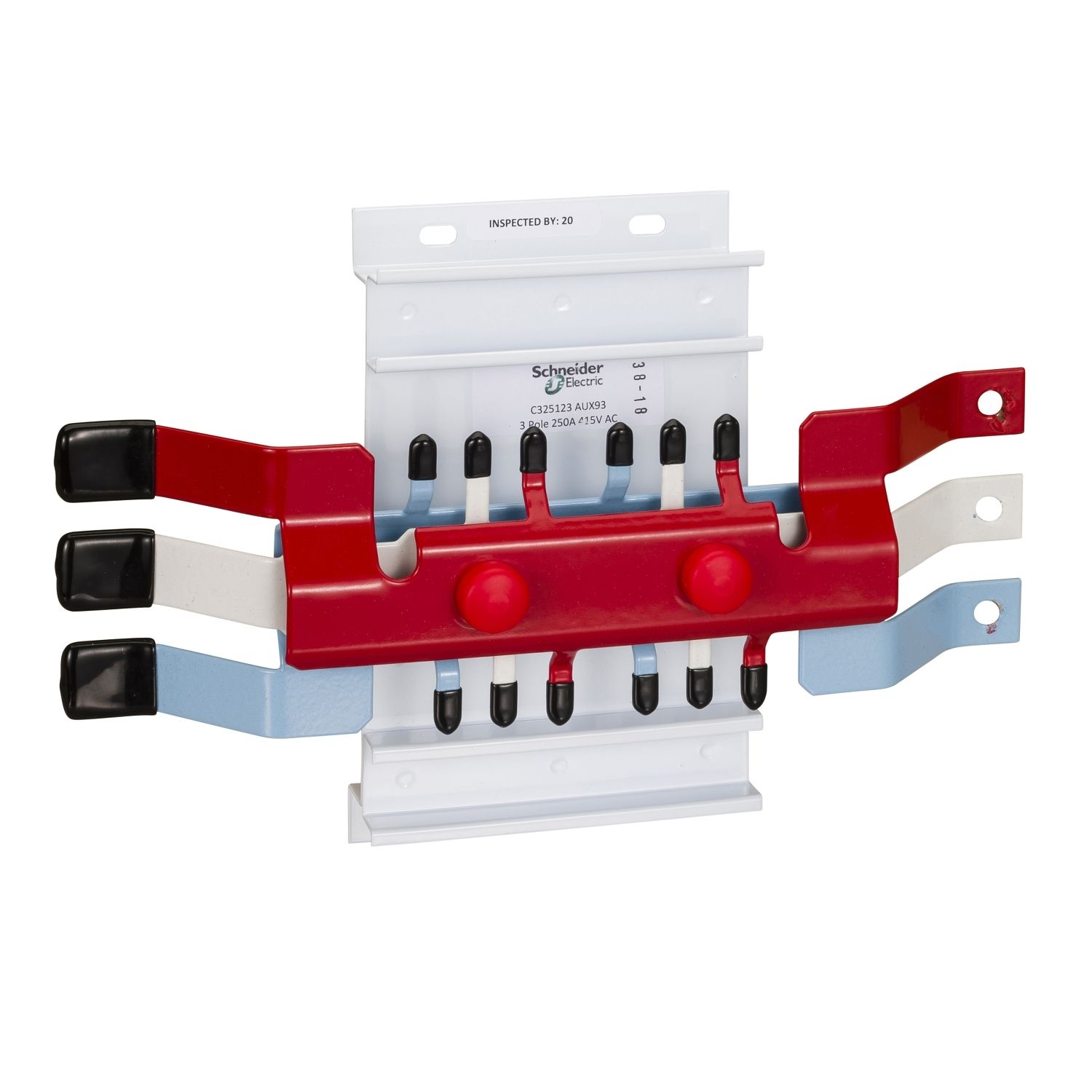 Picture of MSC Chassis, Acti9, 3PH, 250A, iC60 3P MCB with 9mm Auxiliary, 60 poles, Dual Feed