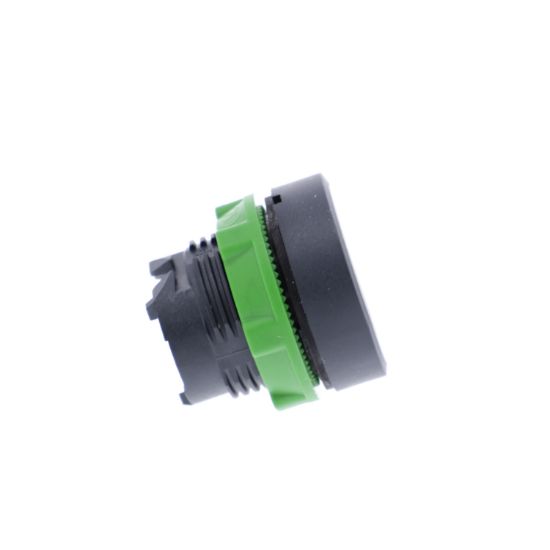 Picture of Push button head, Harmony XB5, plastic, flush, white, 22mm, spring return, unmarked