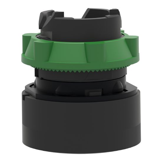 Picture of Head for non illuminated push button, Harmony XB5, black recessed, 22mm, spring return, unmarked