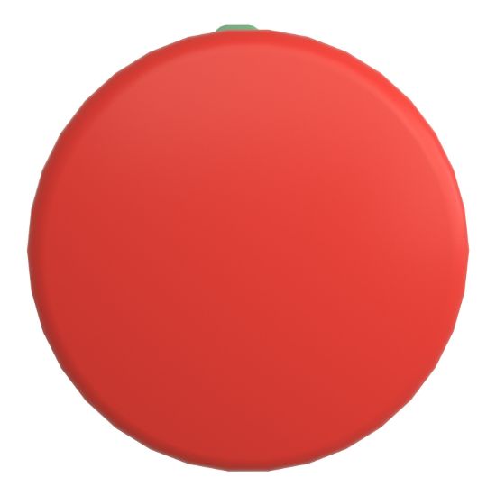 Picture of Head for non illuminated pushbutton, Harmony XB5, plastic, red, mushroom 40mm, 22mm, spring return