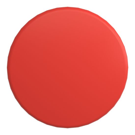 Picture of Head for non illuminated pushbutton, Harmony XB5, plastic, red, mushroom 60mm, 22mm, spring return