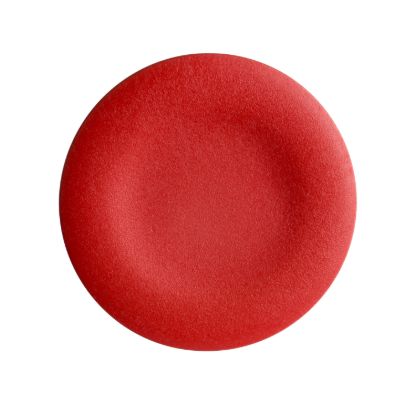 Picture of red cap unmarked for circular flush pushbutton 22mm