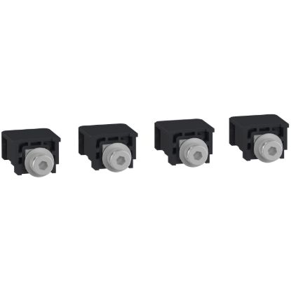 Picture of Compression lugs and busbar connectors, ComPacT NSXm, captive nuts and M6 screws, 160A max, set of 4 parts