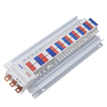 Picture of SAU hybrid Chassis, Acti9, 250A, 3Ph, 36 poles 18mm and 12 poles 27mm for MCB and RCBO, top or bottom