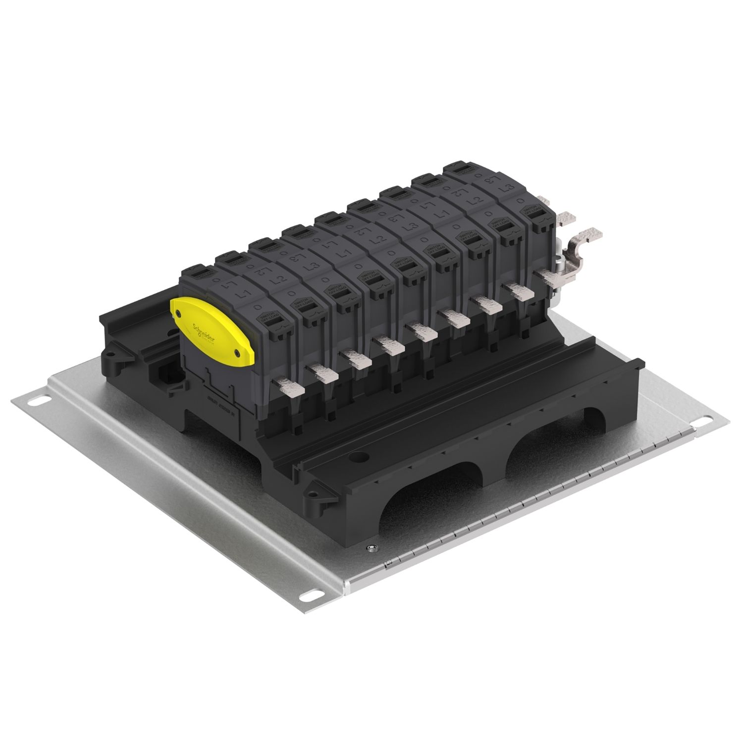 Picture of Panel Fixing Pan Assembly, Acti9, 4 ways TP&N