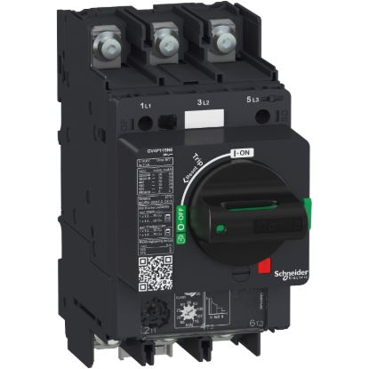 Picture of Motor circuit breaker, TeSys GV4, TeSys GV4, 3P, 3.5A, Icu 50kA, thermal magnetic, lugs terminals