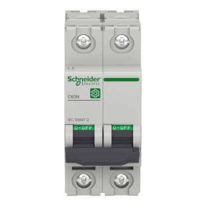 Picture of Miniature circuit breaker (MCB), Multi9 C60N, 2P, 40A, C curve, 10kA (IEC/EN 60947-2)