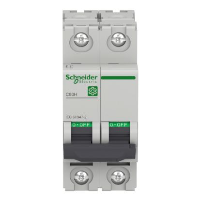 Picture of Miniature circuit breaker (MCB), Multi9 C60H, 2P, 20A, C curve, 15kA (IEC/EN 60947-2)