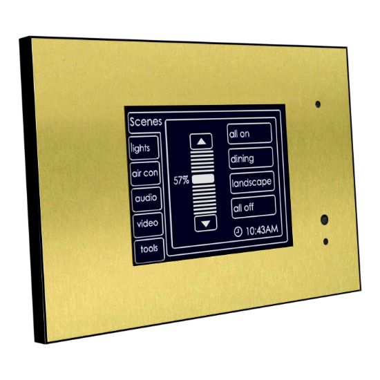 Picture of Facia, C-Bus Control and Management System, for Black and White Touch Screen MK2 Facia