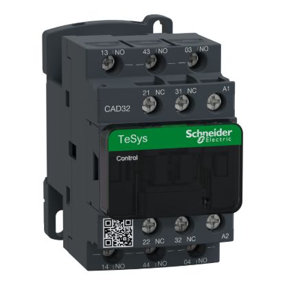 Picture of Control Relay, TeSys K, 3NO+2NC, 0 to 690V, 240VAC 50/60Hz standard coil, screw clamp