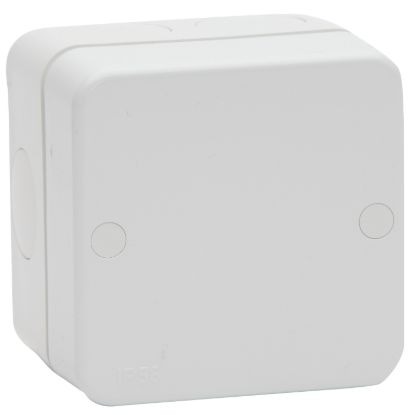 Picture of WP Series Weatherproof Junction Box; 1-Gang, Light Grey