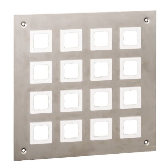 Picture of 16-Way Switch Plate; Stainless Steel