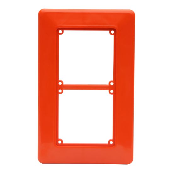 Picture of Flush Surround 2-Gang, 2 x 1 Configuration, Resistant Orange