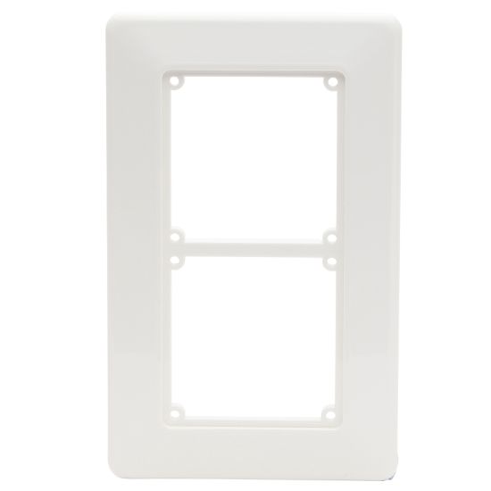 Picture of Flush Surround 2-Gang, 2 x 1 Configuration, Resistant White