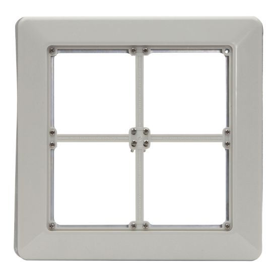 Picture of Flush Surround 4-Gang, 2 x 2 Configuration, Resistant White