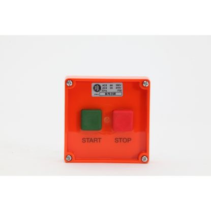 Picture of Push Button Switch, 2-Gang, 16A, 250V, Resistant Orange