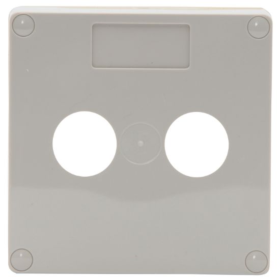 Picture of Enclosure Lid, 1-Gang, 2-Mounting Hole, Grey