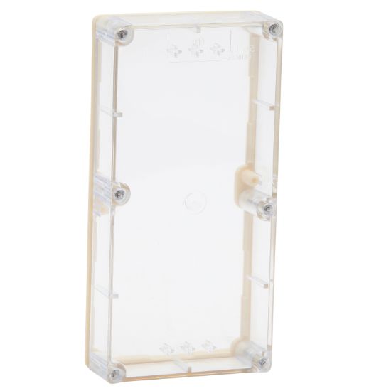 Picture of Enclosure Lid, 2-Gang, 2 x 1 Configuration, Clear