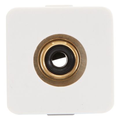 Picture of RCA Audio Socket; Black Socket, White