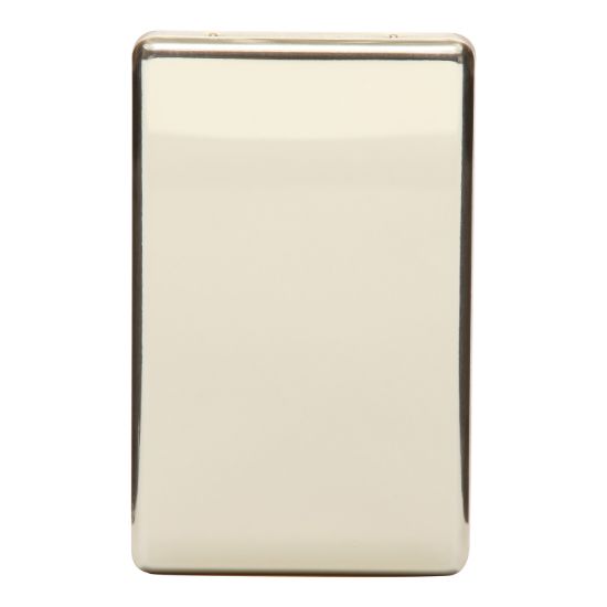 Picture of Full-Face Blank Switch Cover Plate; Metal, Polished Brass