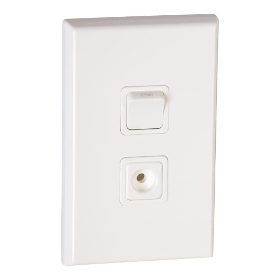 Picture of Permanent Connection Module (PCU) 600 Series - Weather protected - Vertical - 240 V - 16AX - White