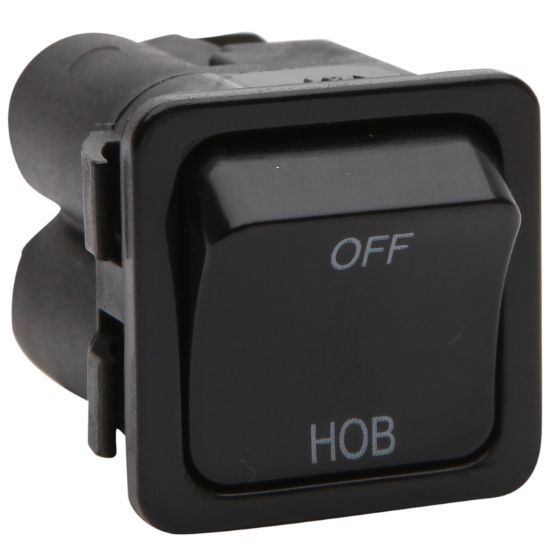 Picture of Switch 600 Series Mechanism - Single-pole - 1-gang - Marked HOB-OFF - 250 V - 32 A / 20 AX - Black