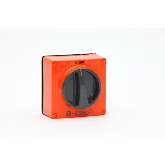 Picture of Switch - Intermediate Changeover, 20A, 500V, 1-Pole, Resistant Orange
