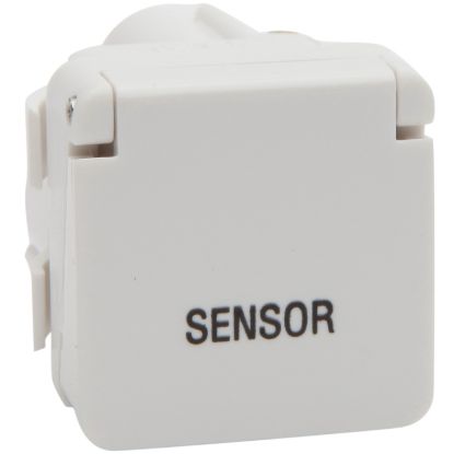 Picture of Switch 600 Series Mechanism - Single-pole - Marked SENSOR - Hinged lid - 240 V - 16 A / 16 AX - White