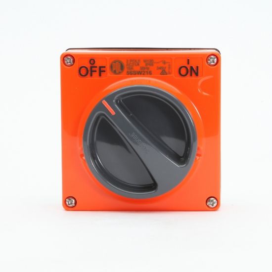 Picture of Switch, 10A, 500V, 2-Pole, Resistant Orange