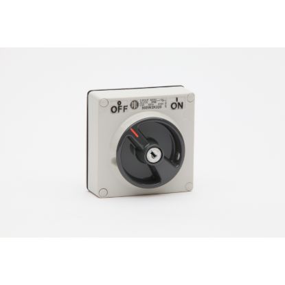 Picture of Switch, 20A, 415V, 3-Pole, Keylock Grey