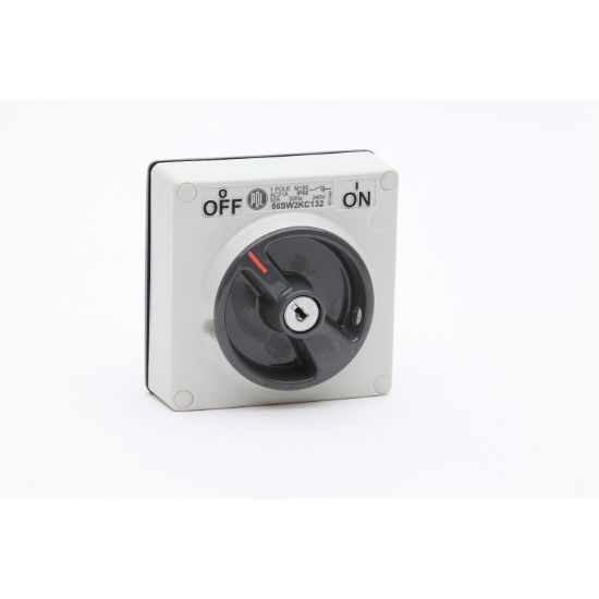 Picture of Switch, 32A, 240V, 1-Pole, Common Keylock, Grey