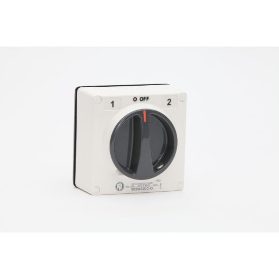 Picture of Switch - Changeover, 20A, 500V, 3-Pole, Resistant White