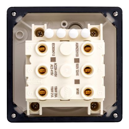 Picture of Switch, 32A, 415V, 3-Pole, Resistant White
