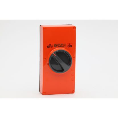 Picture of Switch, 63A, 415V, 3-Pole, 2-Gang, Resistant Orange