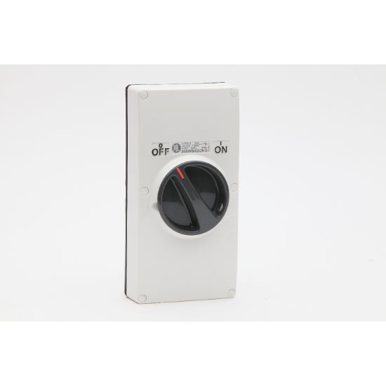 Picture of Switch - Base Mount, 20A, 415V, 4-Pole, 2-Gang, Resistant White