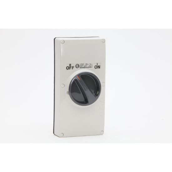 Picture of Switch - Base Mount, 32A, 415V, 4-Pole, 2-Gang, Grey