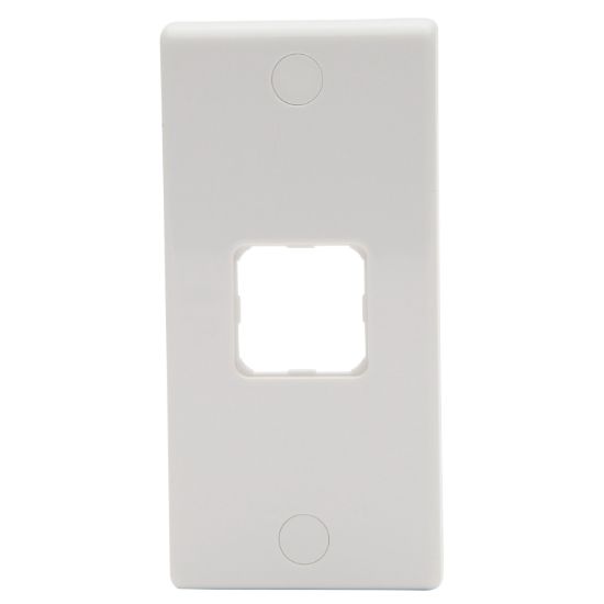 Picture of 1 Aperture Worktop Grid Switch Plate; Vertical/Horizontal Mount