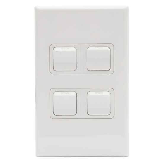 Picture of 684VWP WHITE VERT W/P SWITCH