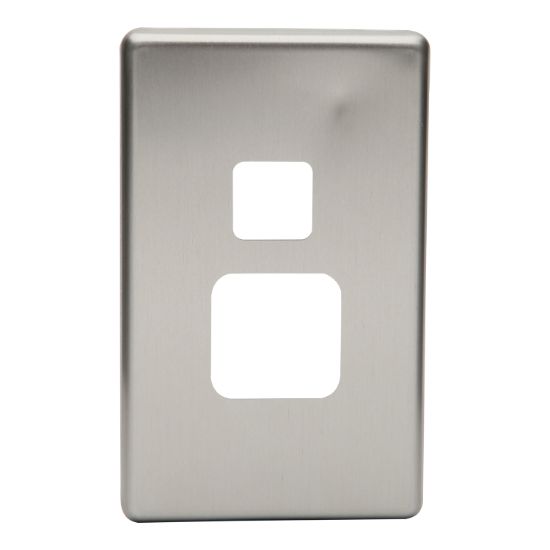 Picture of Socket Cover Plate For Horizontal Single Switch Socket, Brushed Bronze