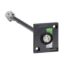 Picture of rotary handle, Compact INS40 to 160, black handle, right side