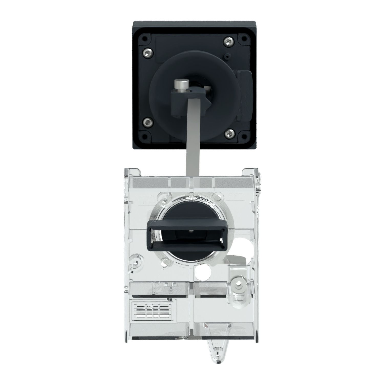 Picture of Extended rotary handle kit,TeSys Deca frame 3,IP54,black handle,with trip indication,for GV3L/GV3P
