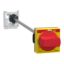Picture of Extended rotary handle kit, TeSys GV2, TeSys Deca, IP54, red handle, with trip indication, for GV2L-GV2P