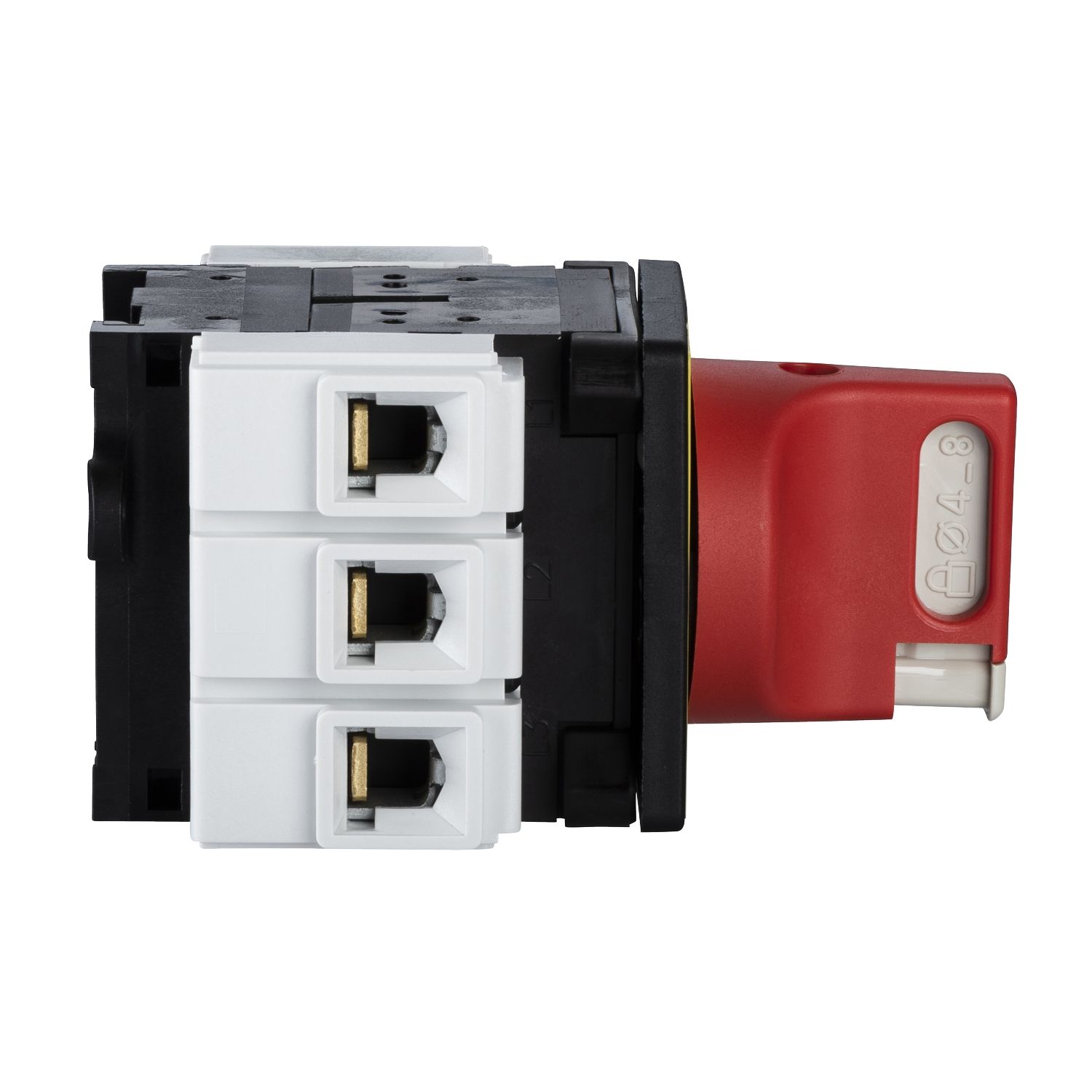 Picture of Emergency stop switch disconnector, TeSys Mini-Vario, 63A, on door