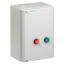 Picture of Enclosed DOL starter,TeSys LE,40A,380V AC coil,including 1 LC1D,2 pushbuttons