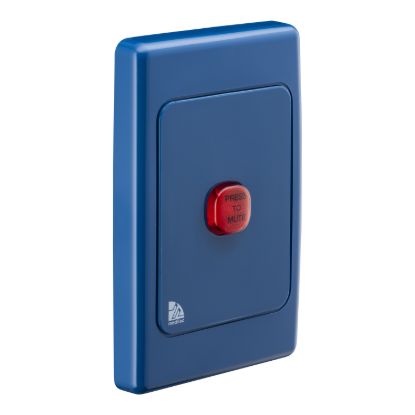 Picture of Audible/Visual Alarm, Medilec, 250VAC, 1 Gang, Vertical