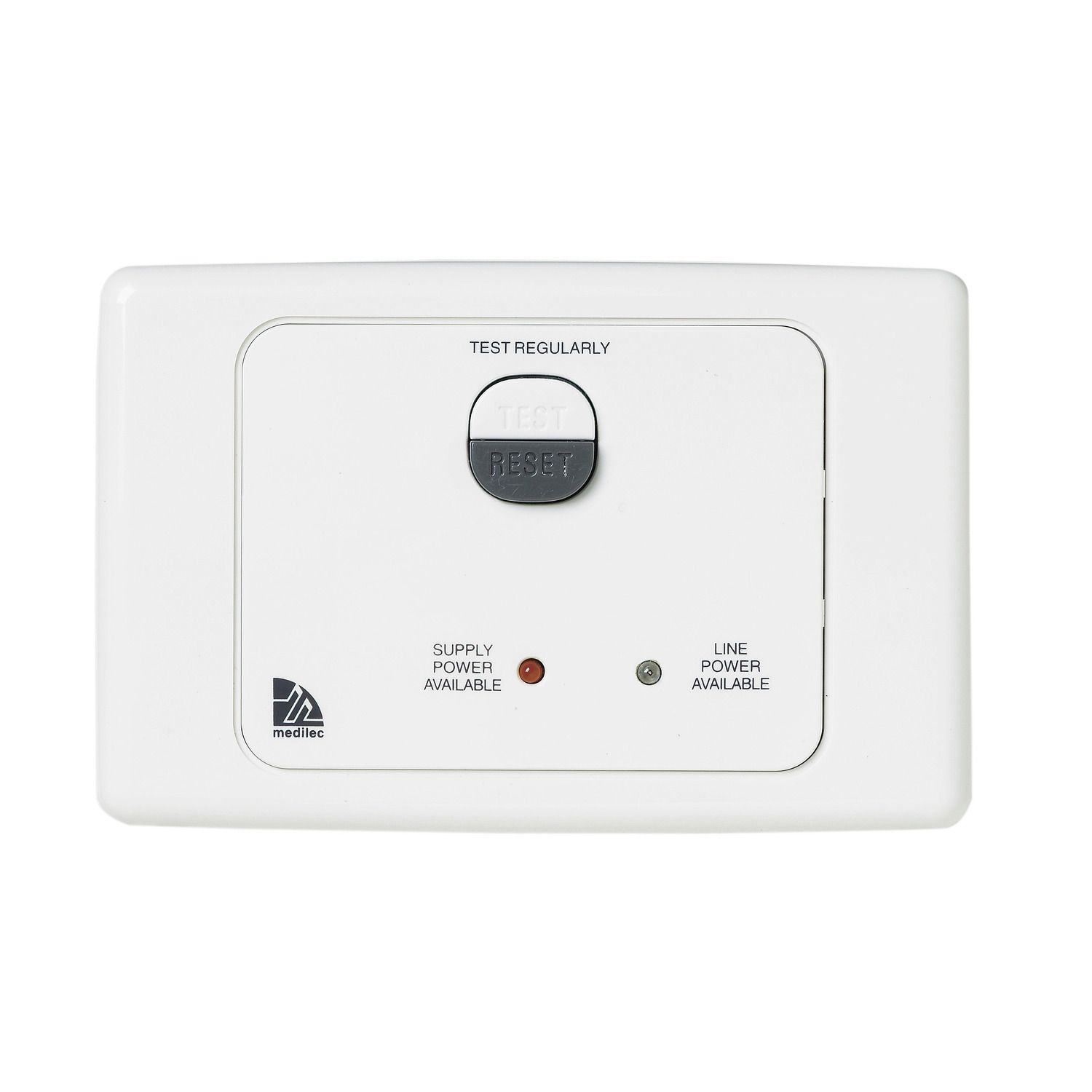 Picture of Residual Current Circuit Breaker, Medilec, 2 Pole, 20A, 10mA, Horizontal