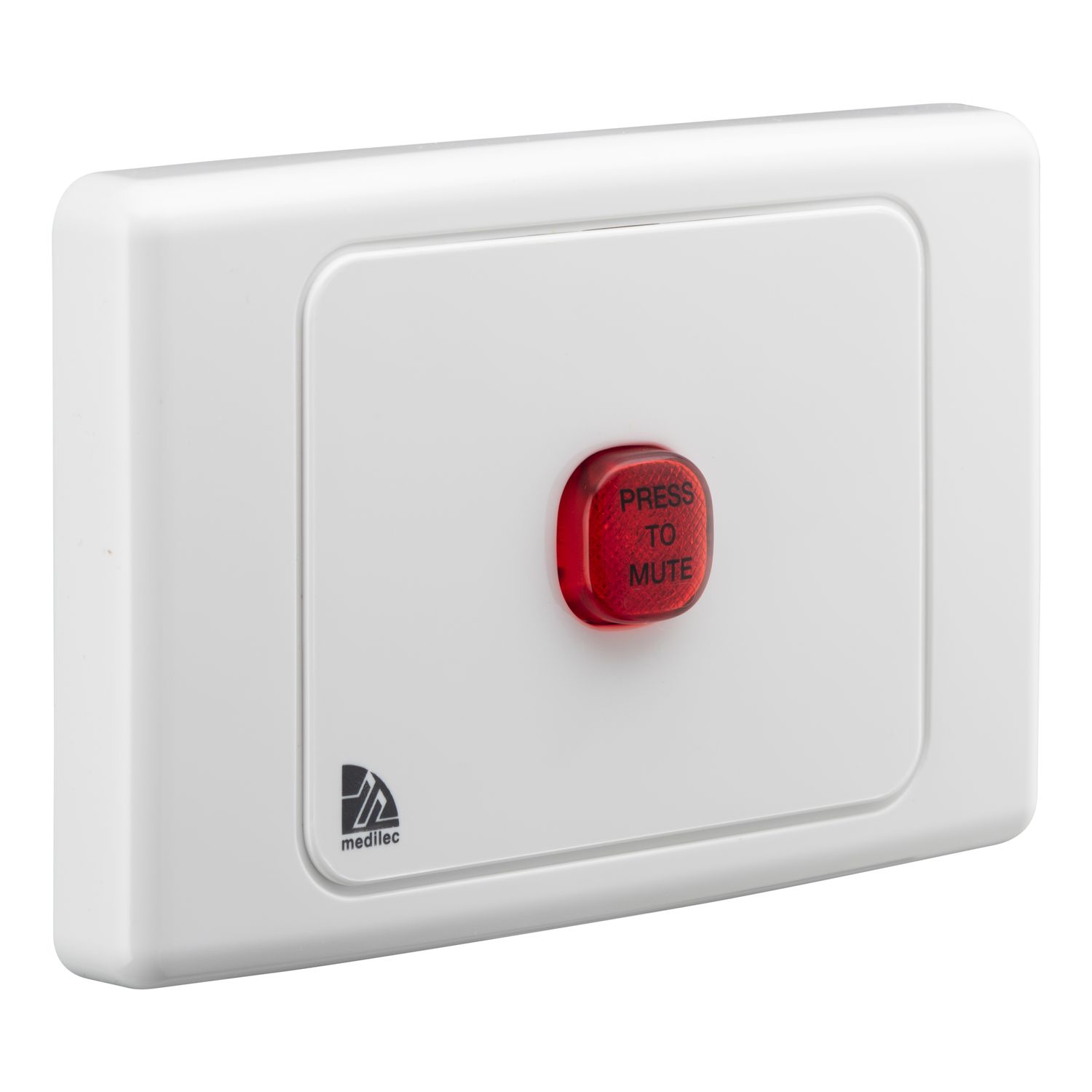 Picture of Audible/Visual Alarm, Medilec, 250VAC, 1 Gang, Horizontal
