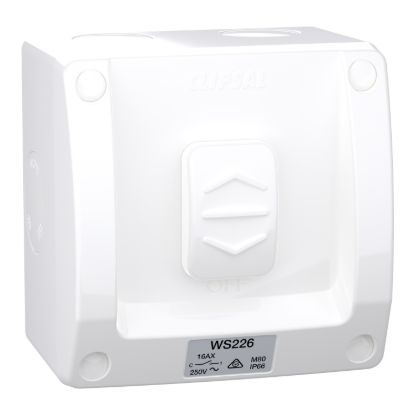 Picture of Switch, Weathershield, 1-Gang, 16AX, 250VAC, IP66
