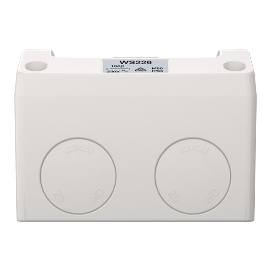 Picture of Switch, Weathershield, 1-Gang, 2 Pole, 20A/16AX, 250VAC, IP66